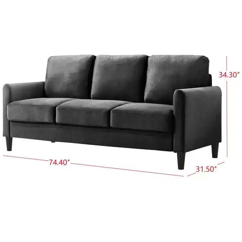 Canapé Airell en velours Home Design