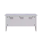 Étagère murale avec miroir de coiffeuse - Style transitoire - Blanc - SEI