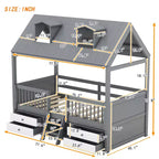 Cadre de lit Whisen Wood Bed House