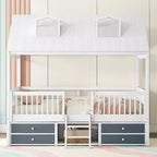 Cadre de lit Whisen Wood Bed House
