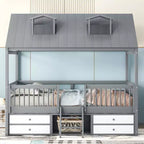 Cadre de lit Whisen Wood Bed House