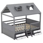 Cadre de lit Whisen Wood Bed House