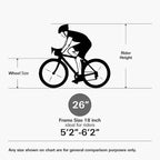 Vélo de montagne hykolity 26 27,5 pouces, VTT 18 vitesses pour hommes et femmes avec selle réglable, suspension complète pour le cyclisme en extérieur