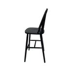 Christopher Knight Home Radek Tabourets de bar contemporains en bois d'hévéa avec dossier incurvé (Lot de 2)
