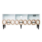 Eltisley TV Stand with Storage - White - SEI