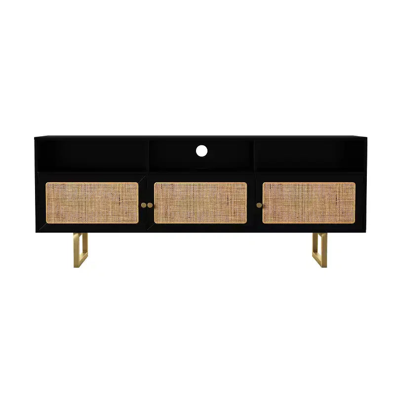 Mursley Media Cabinet with Storage - Black - SEI