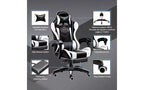 Chaise de jeu ergonomique avec support lombaire Design de course élégant