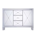 Mirage 3-Drawer Mirrored Cabinet - Silver - SEI