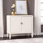 Meuble d'appoint double porte blanc Tropman Antique - Blanc - SEI