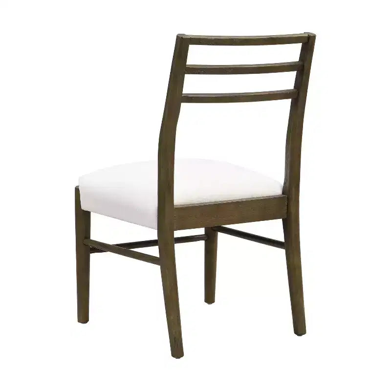 Chaises de salle à manger Fescue Farmhouse en bois d'hévéa rembourrées Christopher Knight Home (lot de 2)