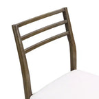 Chaises de salle à manger Fescue Farmhouse en bois d'hévéa rembourrées Christopher Knight Home (lot de 2)