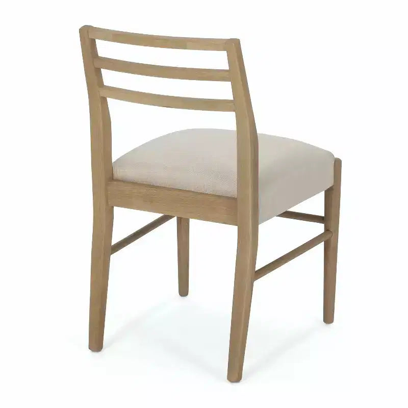 Chaises de salle à manger Fescue Farmhouse en bois d'hévéa rembourrées Christopher Knight Home (lot de 2)