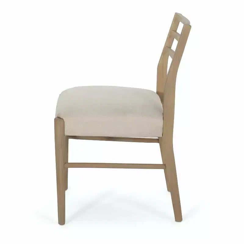 Chaises de salle à manger Fescue Farmhouse en bois d'hévéa rembourrées Christopher Knight Home (lot de 2)