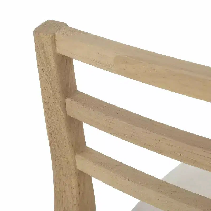 Chaises de salle à manger Fescue Farmhouse en bois d'hévéa rembourrées Christopher Knight Home (lot de 2)