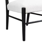Chaises de salle à manger Fescue Farmhouse en bois d'hévéa rembourrées Christopher Knight Home (lot de 2)