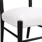 Chaises de salle à manger Fescue Farmhouse en bois d'hévéa rembourrées Christopher Knight Home (lot de 2)