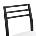 Chaises de salle à manger Fescue Farmhouse en bois d'hévéa rembourrées Christopher Knight Home (lot de 2)