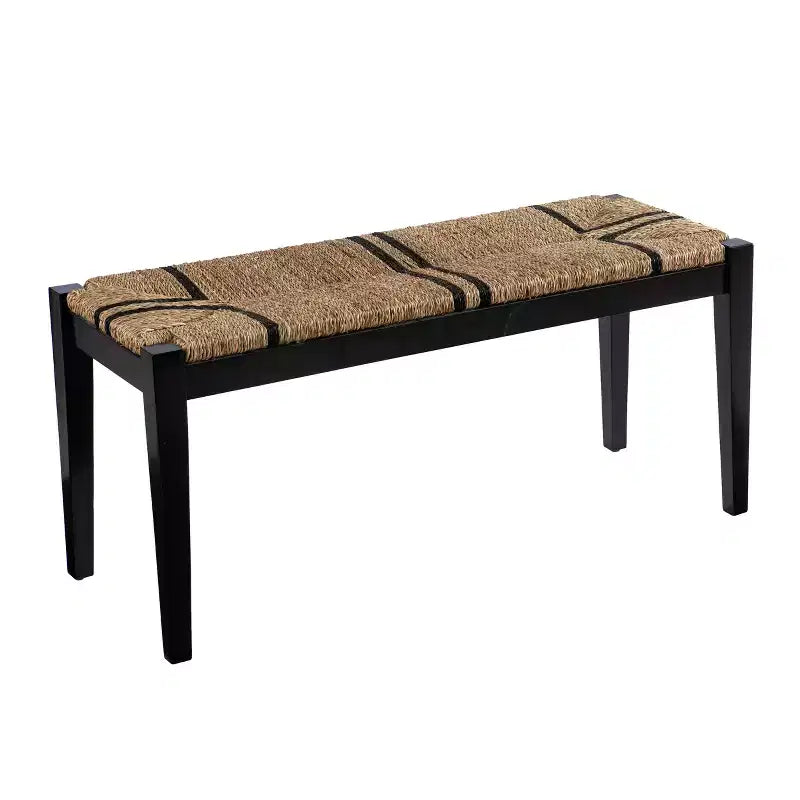 Banc en jonc de mer Gallocano - Noir - SEI
