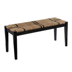 Banc en jonc de mer Gallocano - Noir - SEI