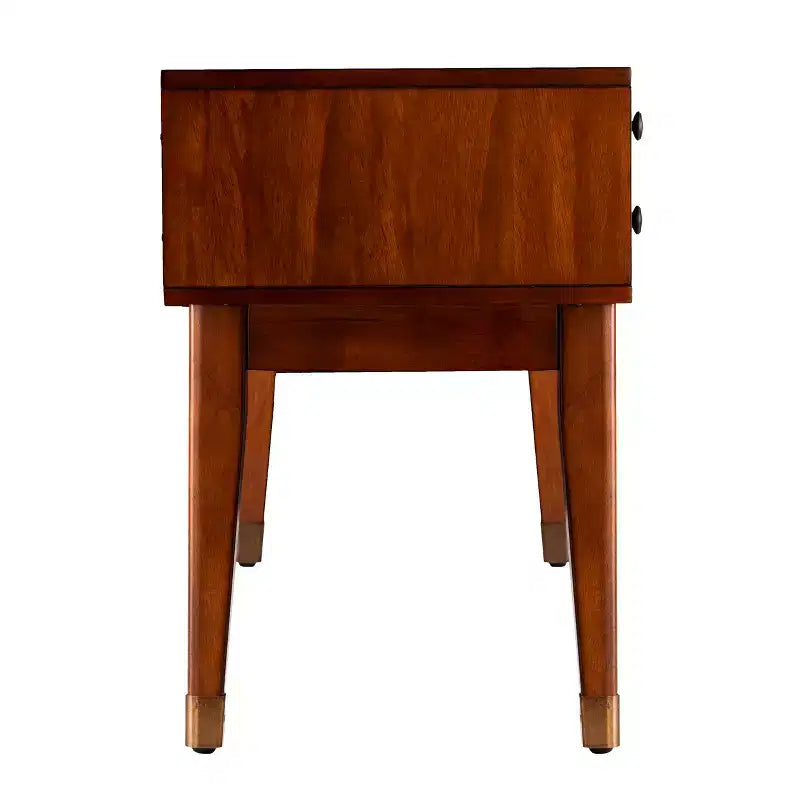 Banc rembourré Rhoda avec rangement - Marron - SEI