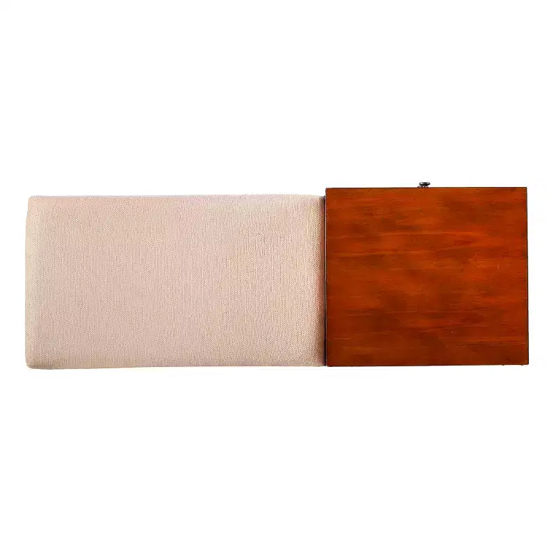 Banc rembourré Rhoda avec rangement - Marron - SEI