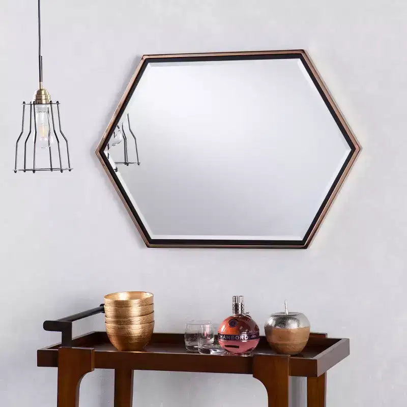 Miroir mural Whexis Holly & Martin - Champagne - SEI