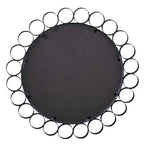 Miroir décoratif rond Abdella - Noir - SEI
