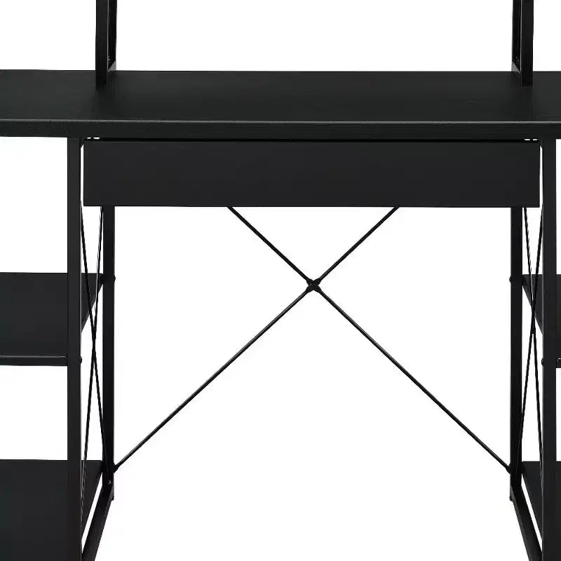 HomeRoots 47 Bureau d'ordinateur noir