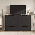 Garvee 4 Commode pour Chambre, Commode Haute 106 cm, Armoire à Tiroirs Verticale sur Pied avec Rangement, Coffre de Rangement en Bois pour Chambre