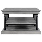 Christopher Knight Home Cortez Table Basse Moderne en Bois de 55" avec 2 Étagères de Rangement Ouvertes
