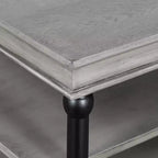 Christopher Knight Home Cortez Table Basse Moderne en Bois de 55" avec 2 Étagères de Rangement Ouvertes