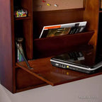 Bureau mural pour ordinateur portable Benwick - Marron - SEI