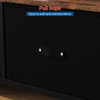 Meuble TV commode, meuble de divertissement avec rangement, meuble TV de 140 cm pour chambre, petit meuble TV