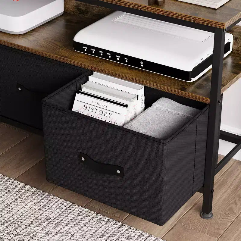 Meuble TV commode, meuble de divertissement avec rangement, meuble TV de 140 cm pour chambre, petit meuble TV