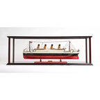 HomeRoots Support de Présentation Standard en Verre Marron Foncé 39