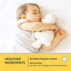 Matelas Nature Bee Organic de Luxe Respirant pour Lit Bébé et Tout-Petit