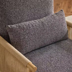 Fauteuil Karl Home Chenille avec coussin