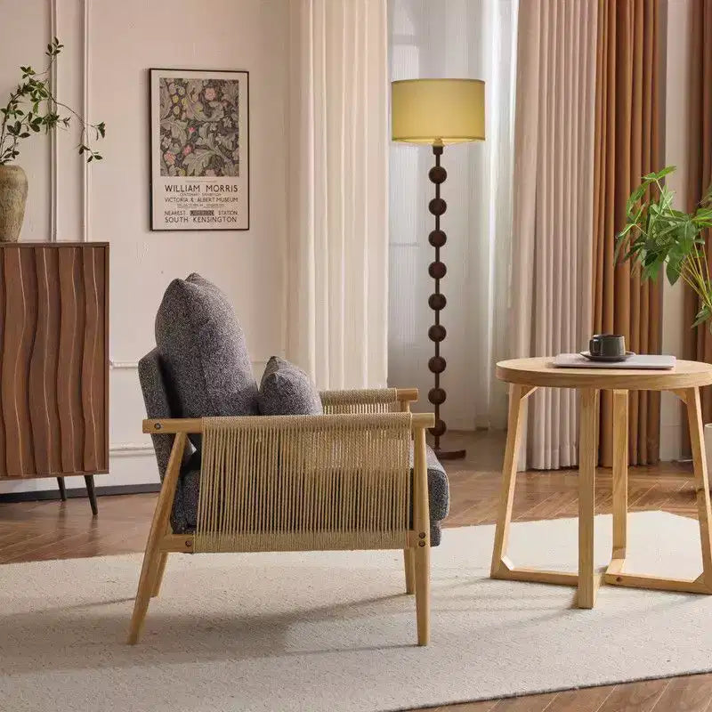 Fauteuil Karl Home Chenille avec coussin
