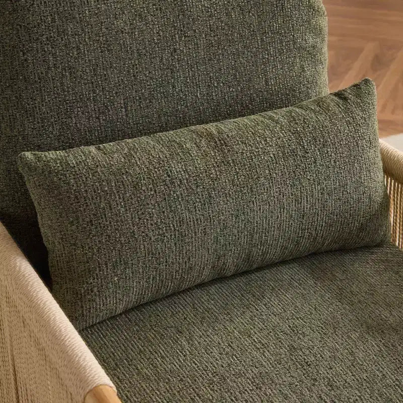 Fauteuil Karl Home Chenille avec coussin