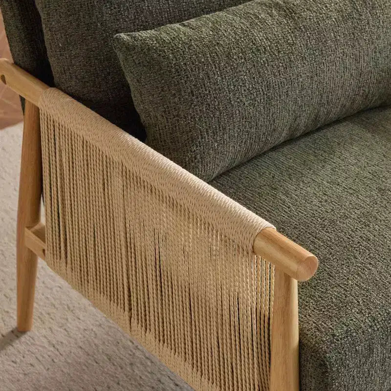 Fauteuil Karl Home Chenille avec coussin
