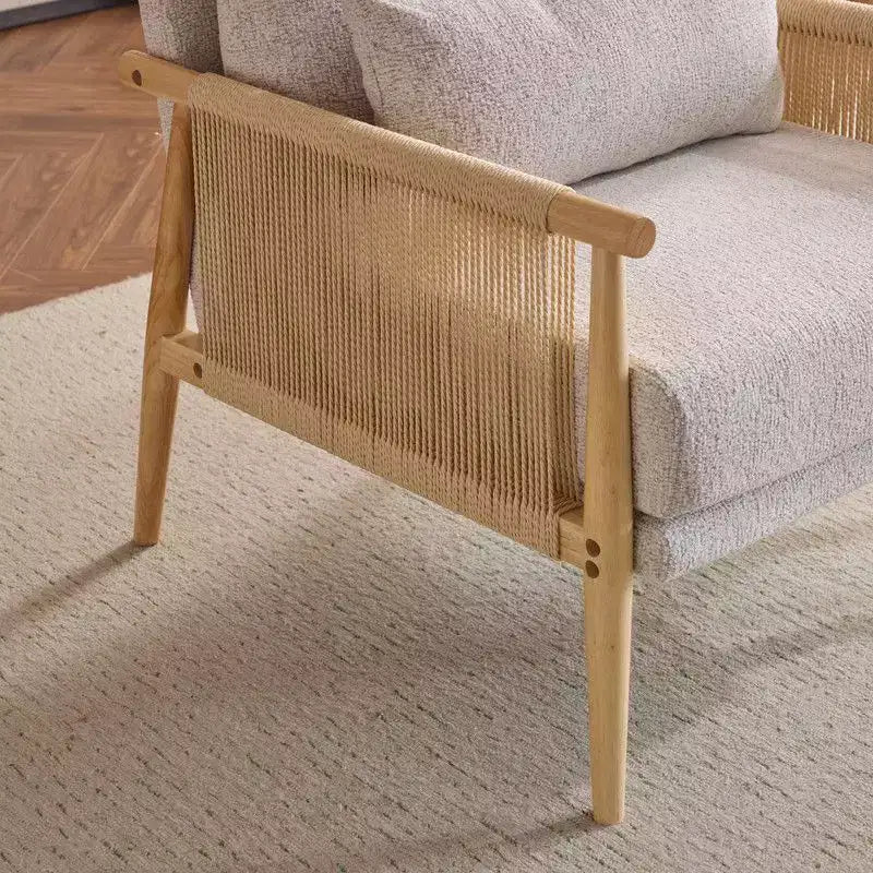 Fauteuil Karl Home Chenille avec coussin
