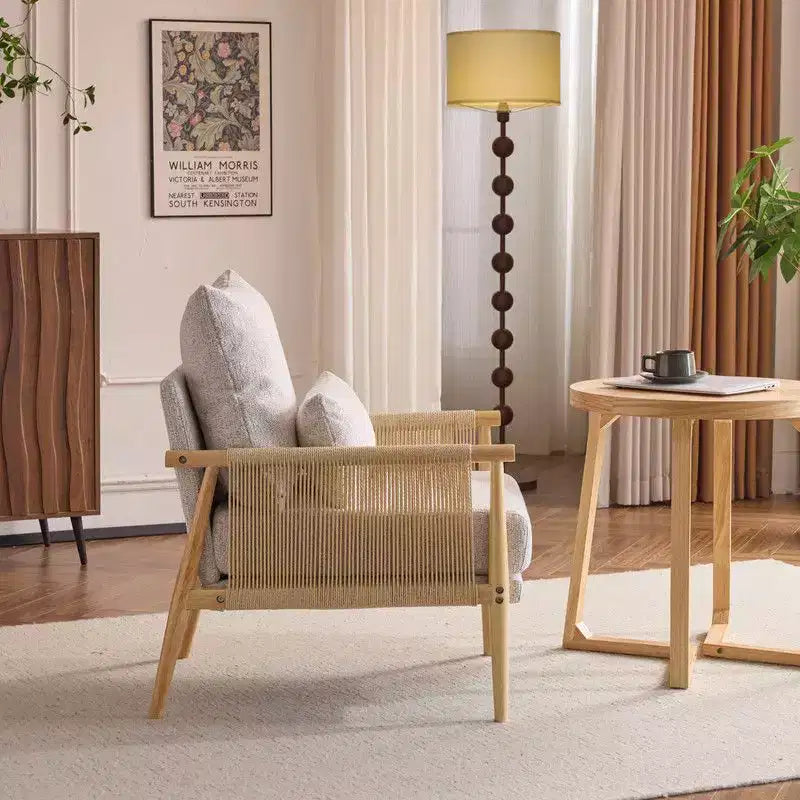 Fauteuil Karl Home Chenille avec coussin