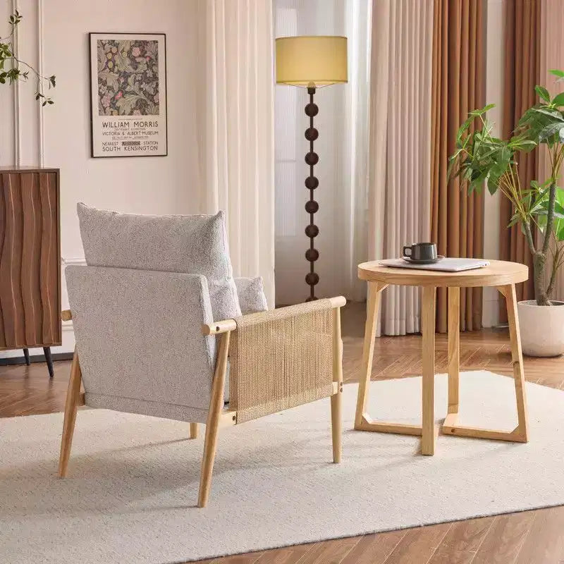 Fauteuil Karl Home Chenille avec coussin