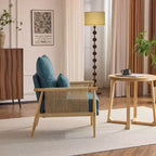 Fauteuil Karl Home Chenille avec coussin