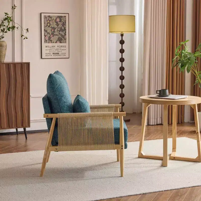 Fauteuil Karl Home Chenille avec coussin