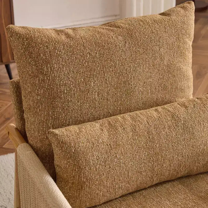 Fauteuil Karl Home Chenille avec coussin
