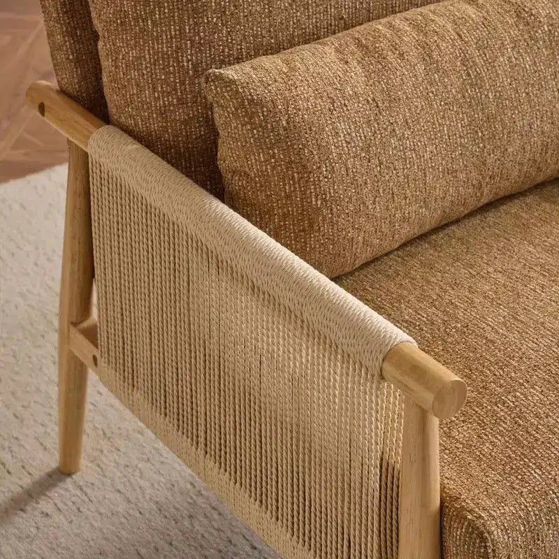 Fauteuil Karl Home Chenille avec coussin