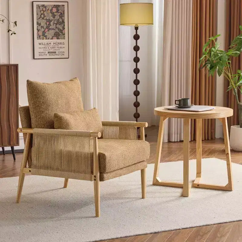 Fauteuil Karl Home Chenille avec coussin