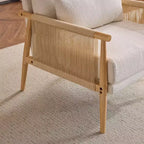 Fauteuil Karl Home Chenille avec coussin