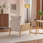 Fauteuil Karl Home Chenille avec coussin